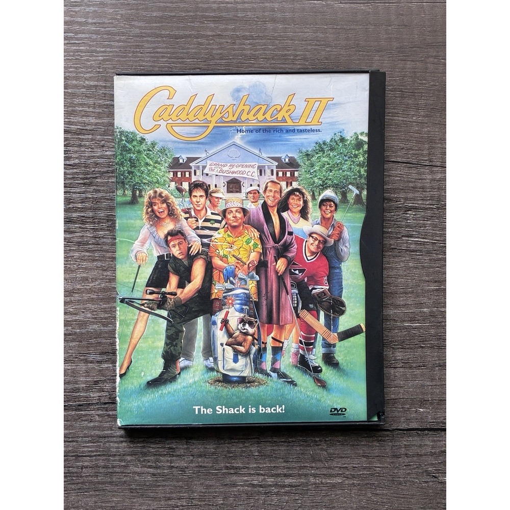 Caddyshack II DVD 1988 Comedy Movie Chevy Chase Dan Aykroyd Vintage Cult Classic